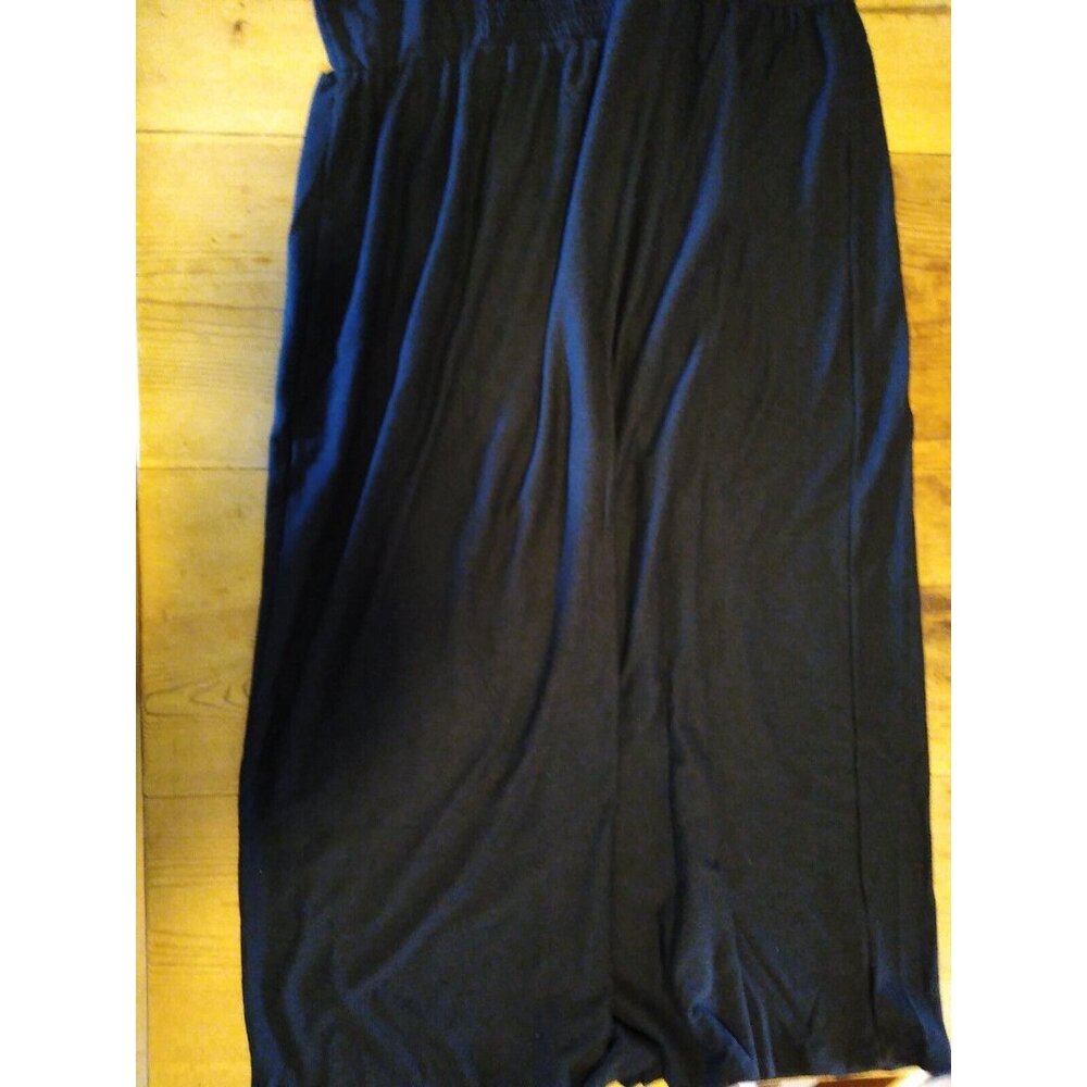 Ava And Viv Women's Plus Size 1X Black Sleeveless Dress Sundress Soft Stretchy - Picture 5 of 8